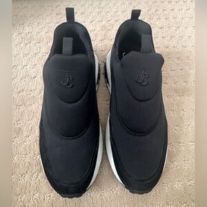 Jimmy Choo Black Slip-On Sneakers Size 41